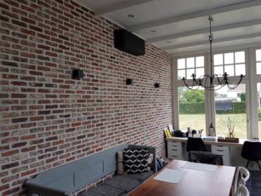 Zwarte stylish airco